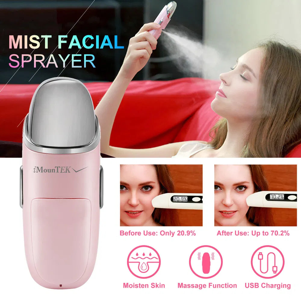 Nano Facial Mist Sprayer — Handheld Face Steamer
