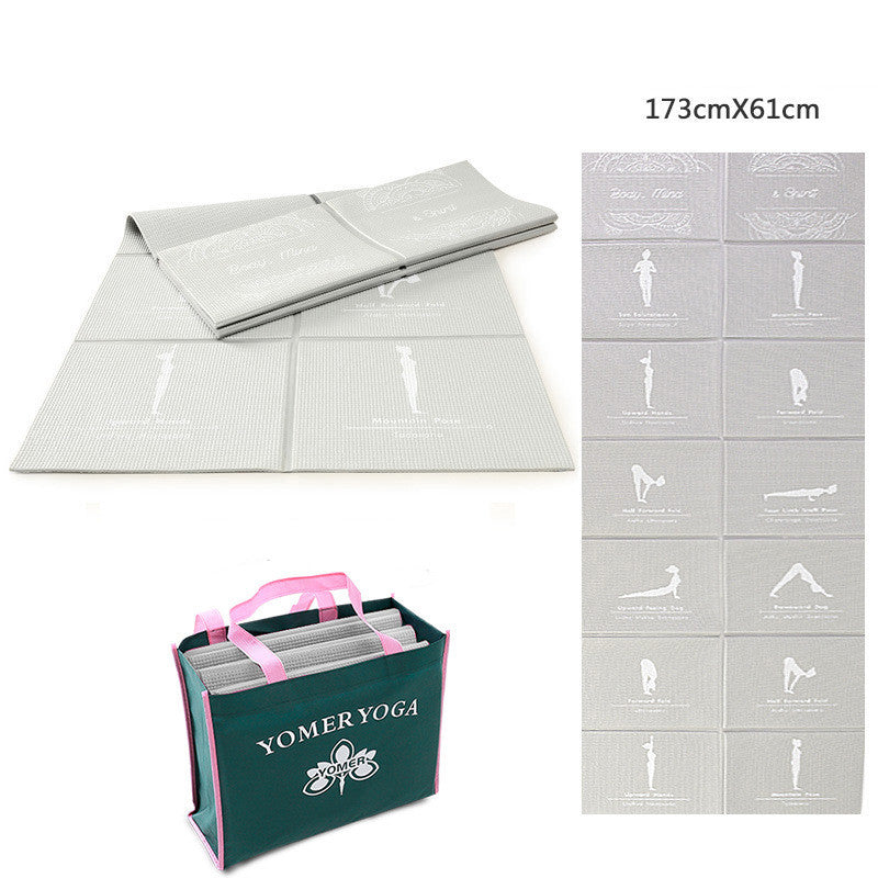 Foldable Travel Yoga Mat — Portable & Lightweight