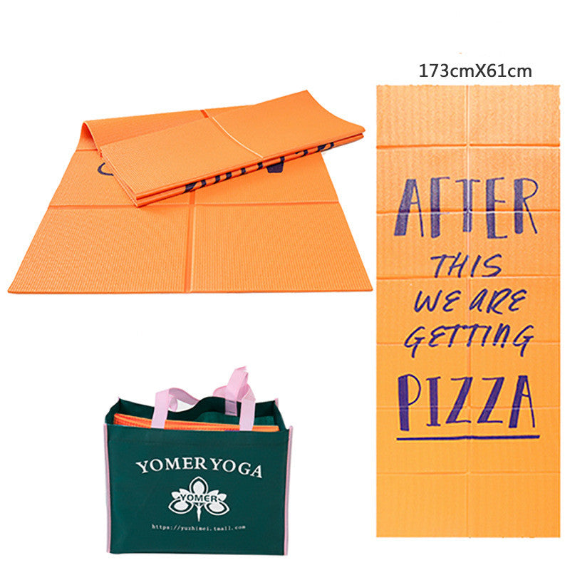 Foldable Travel Yoga Mat — Portable & Lightweight