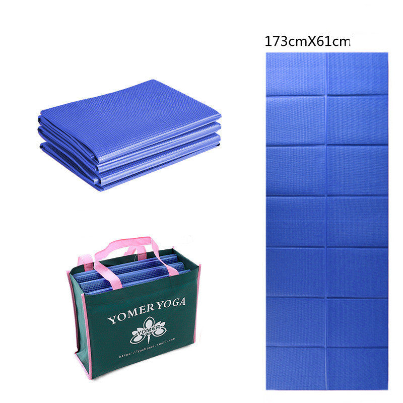Foldable Travel Yoga Mat — Portable & Lightweight